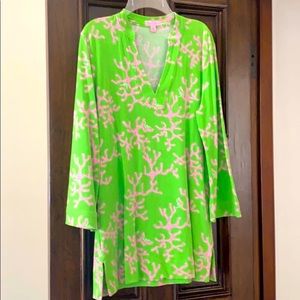 Lilly Pulitzer green tunic shirt